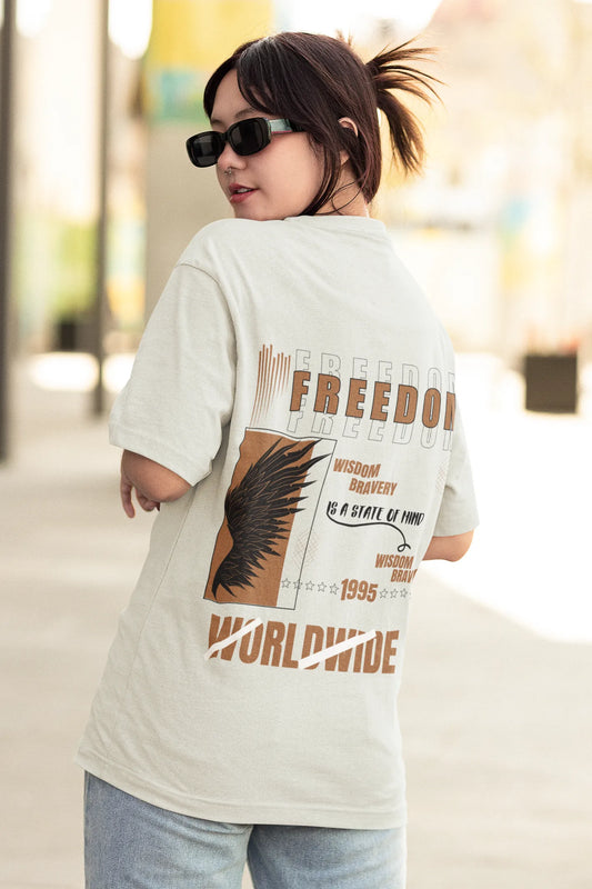 "Freedom Worldwide" | Women 's T-Shirt for Double Impact