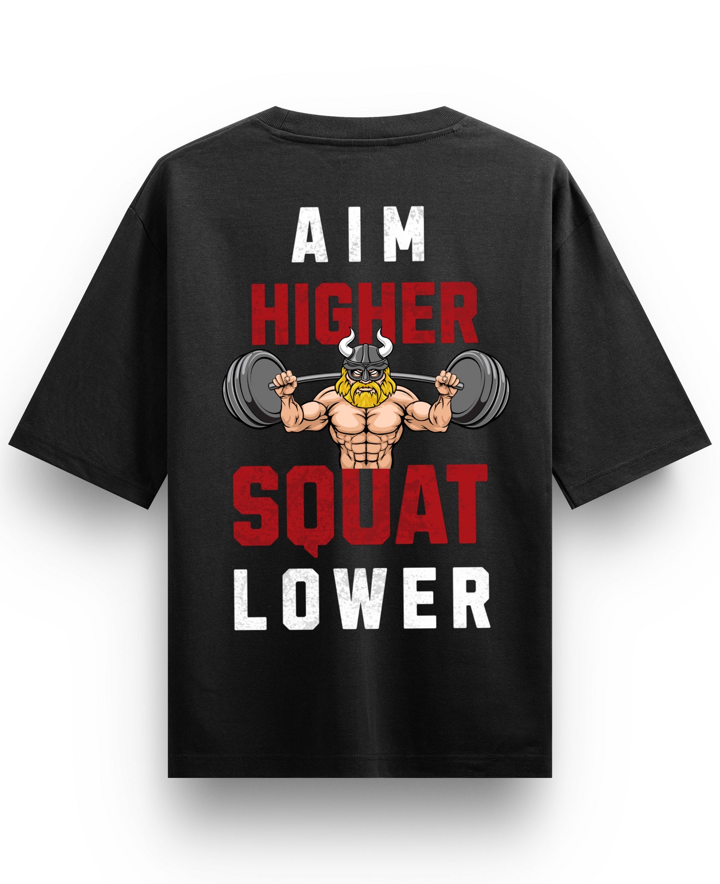 Black Oversized T-shirt Back Design