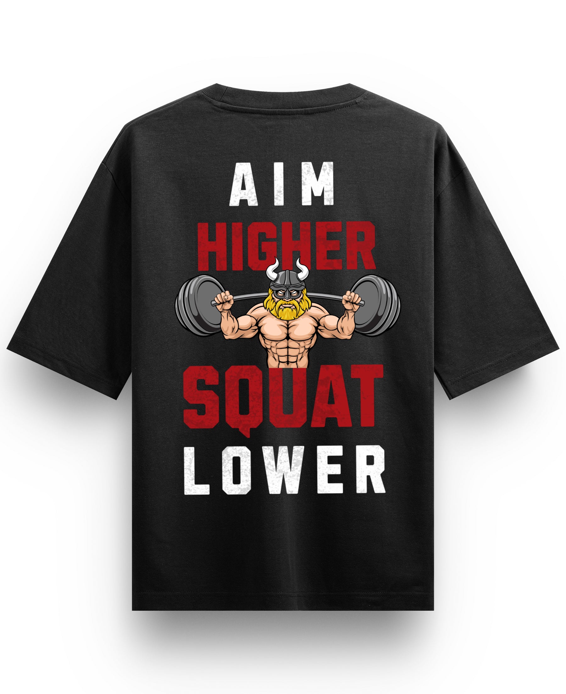 Black Oversized T-shirt Back Design
