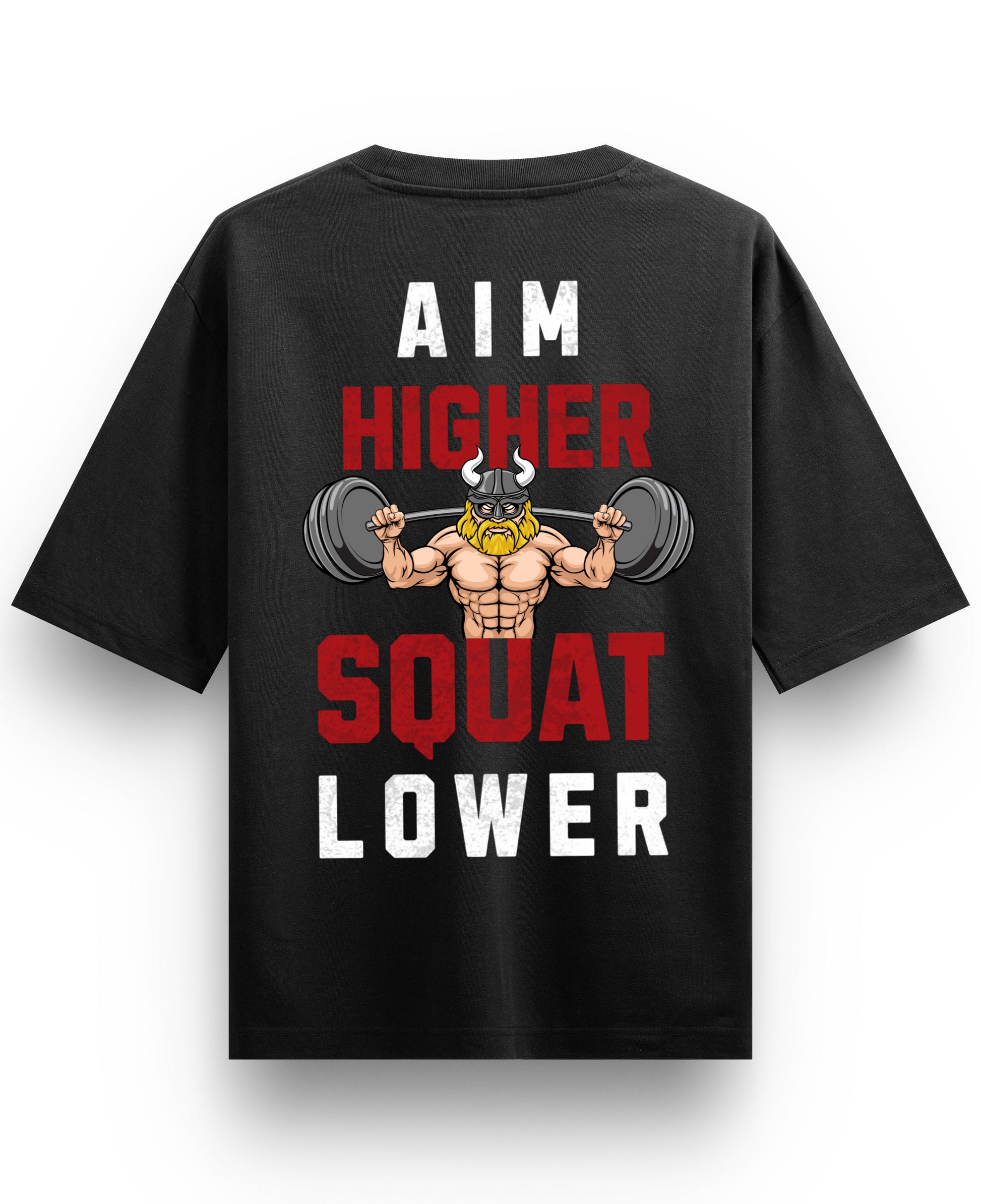 Black Oversized T-shirt Back Design