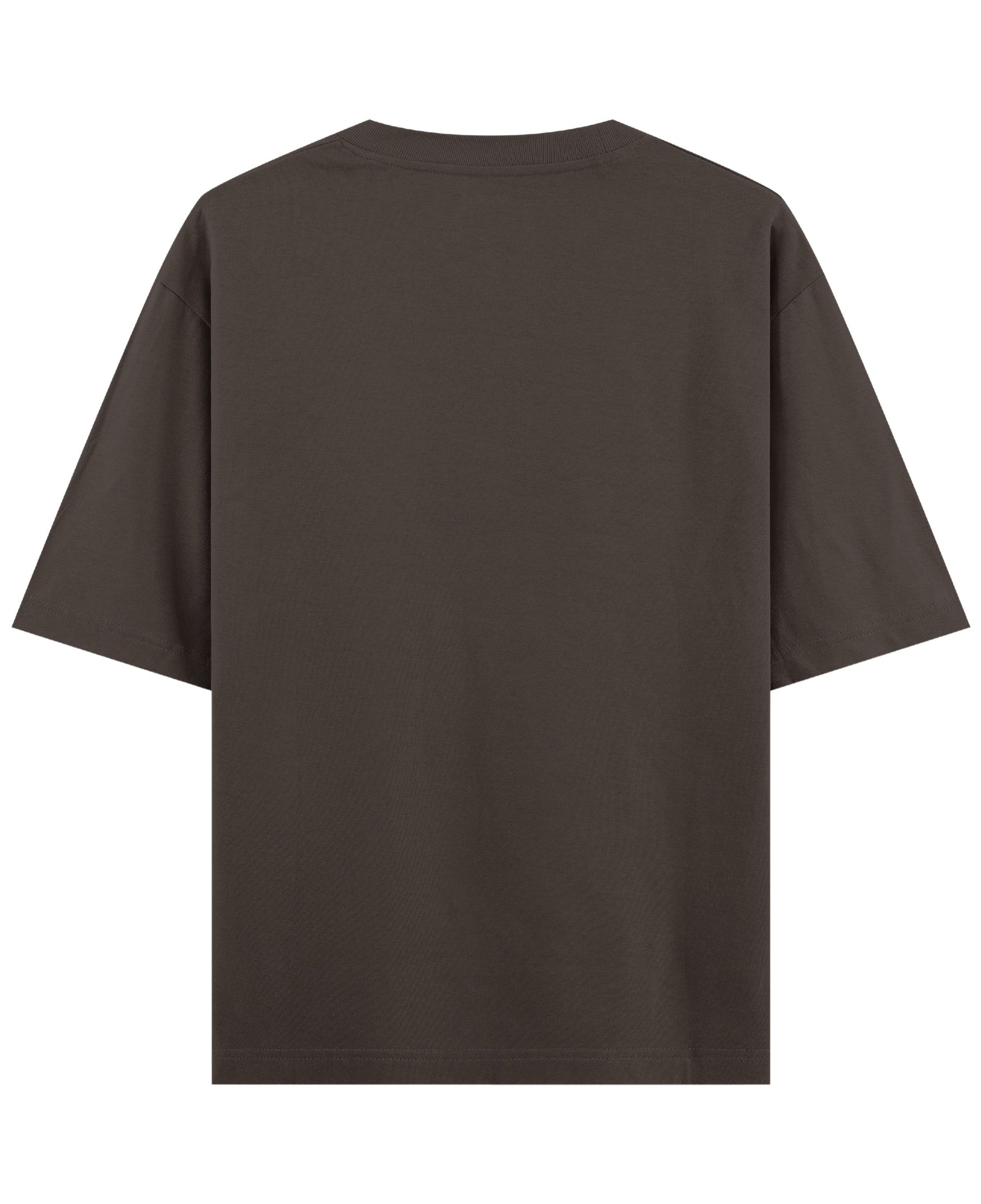 Coffee Oversized T-Shirt Back Design