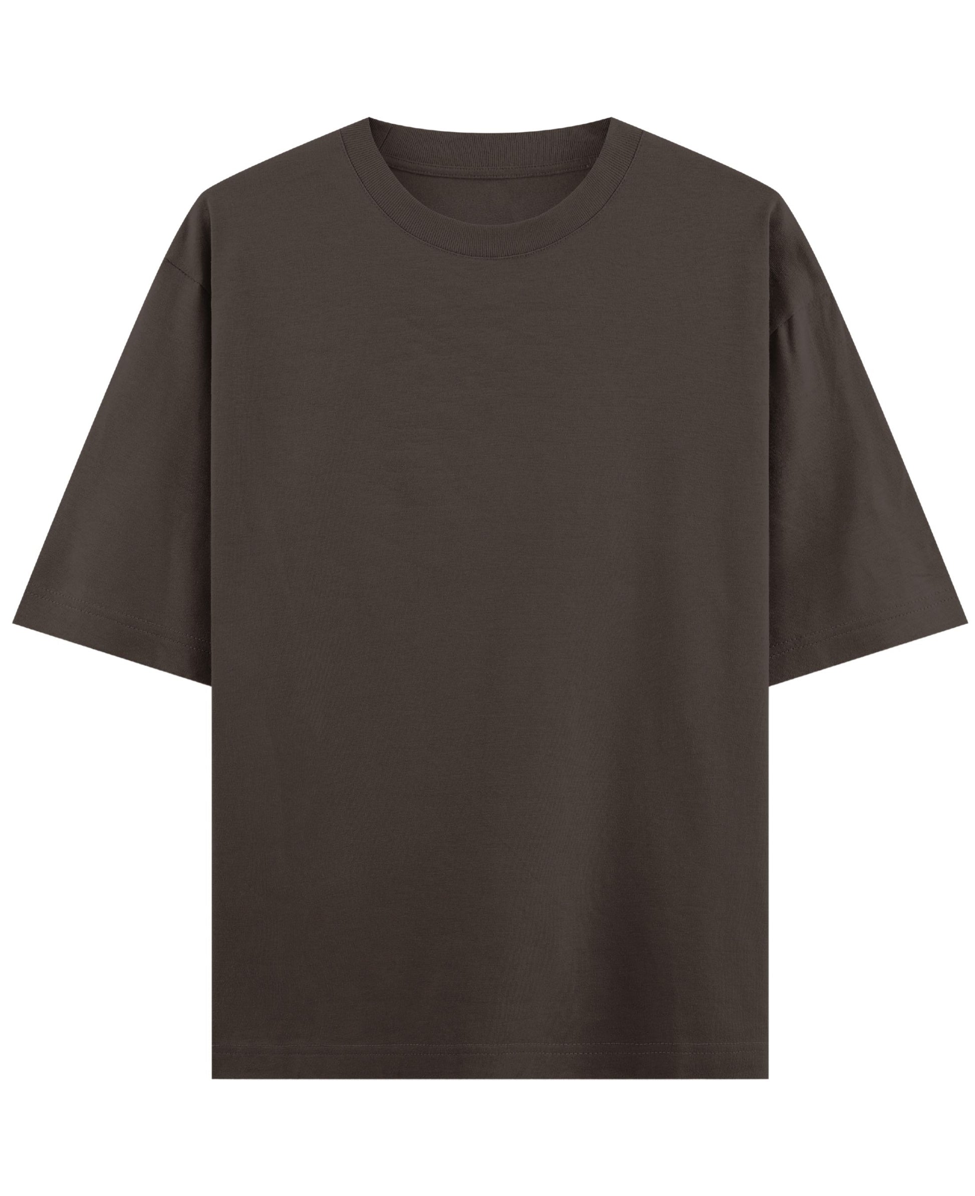 Coffee Oversized T-Shirt Front Design