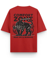 Red Oversized T-shirt Back Design