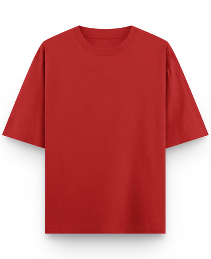 Red Oversized T-shirt Front Design