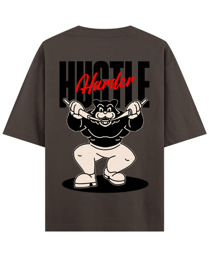 Coffee Oversized T-Shirt Back Design