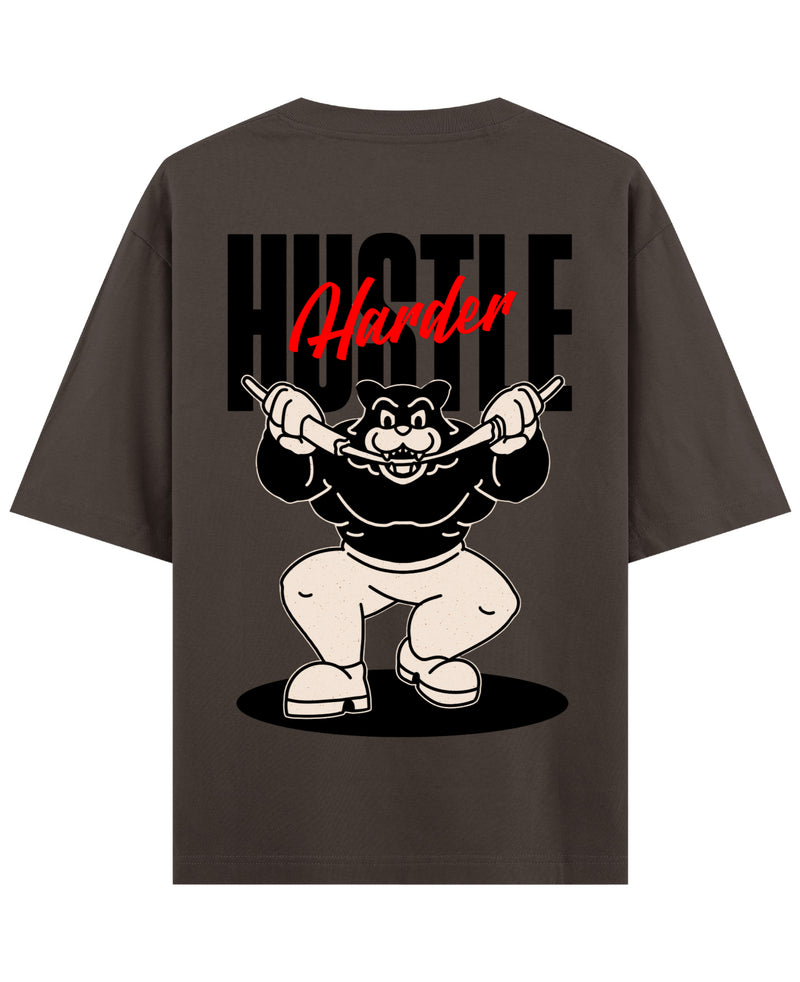 Coffee Oversized T-Shirt Back Design