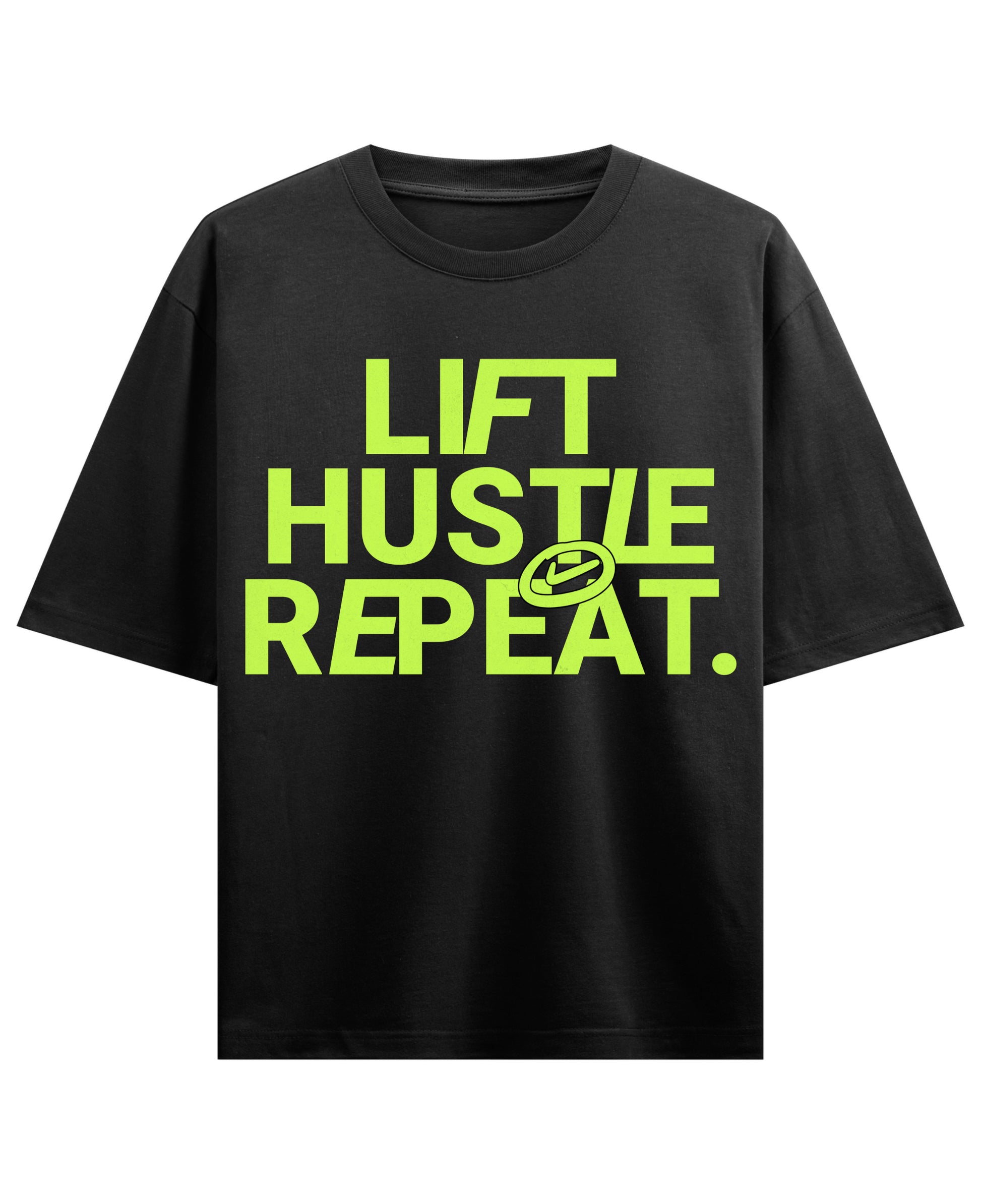 Black Oversized T-shirt Front Design