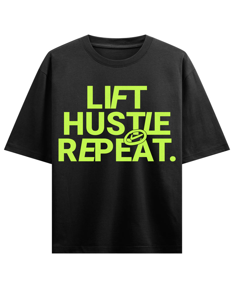 Black Oversized T-shirt Front Design