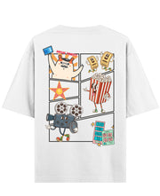 White Oversized T-shirt Back Design