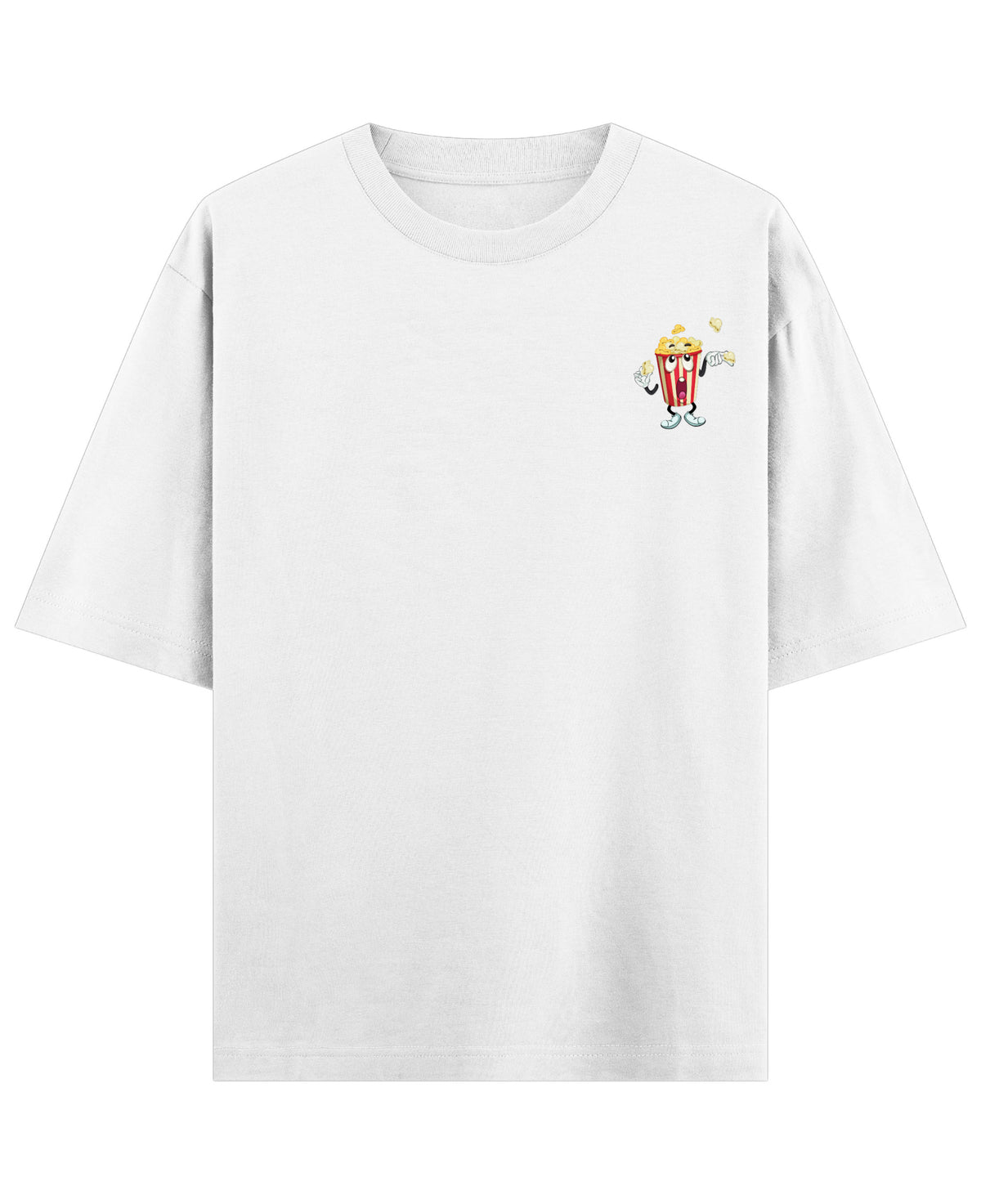 White Oversized T-shirt Front Design