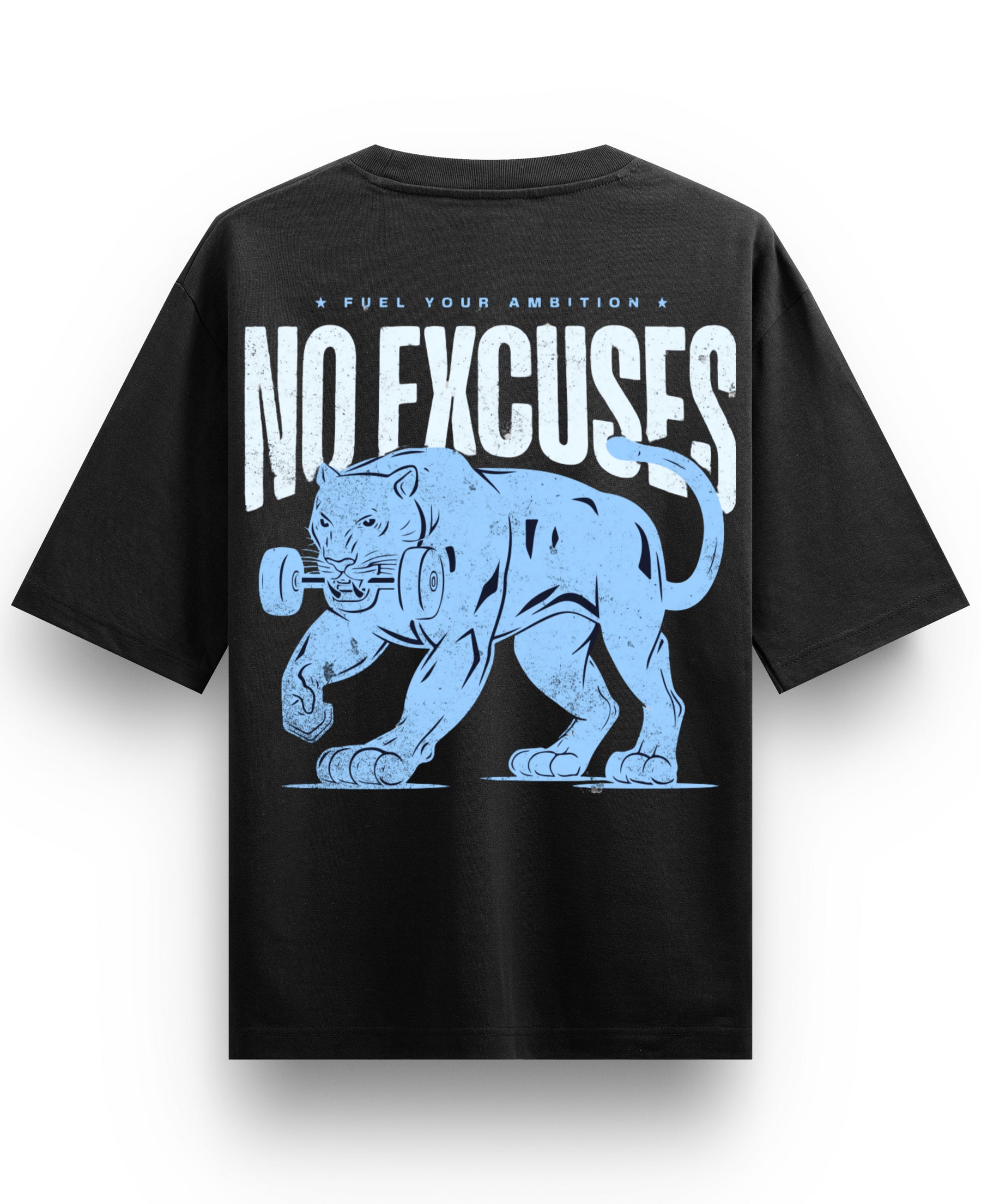 Black Oversized T-shirt Back Design