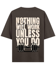 Coffee Oversized T-Shirt Back Design