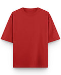 Red Drop Shoulder T-Shirt
