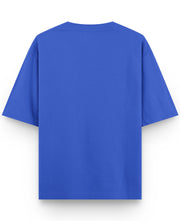 Royal Blue Oversized T-Shirt Back Design