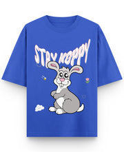 Royal Blue Oversized T-Shirt Front Design
