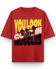 Red Oversized T-shirt Front Design