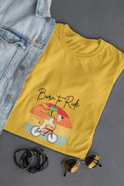 Born to Ride – Adventure Dog Biking T-Shirt for Men