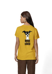 Made to Be Loved – Loyal Rescue Dog T-Shirt for Women