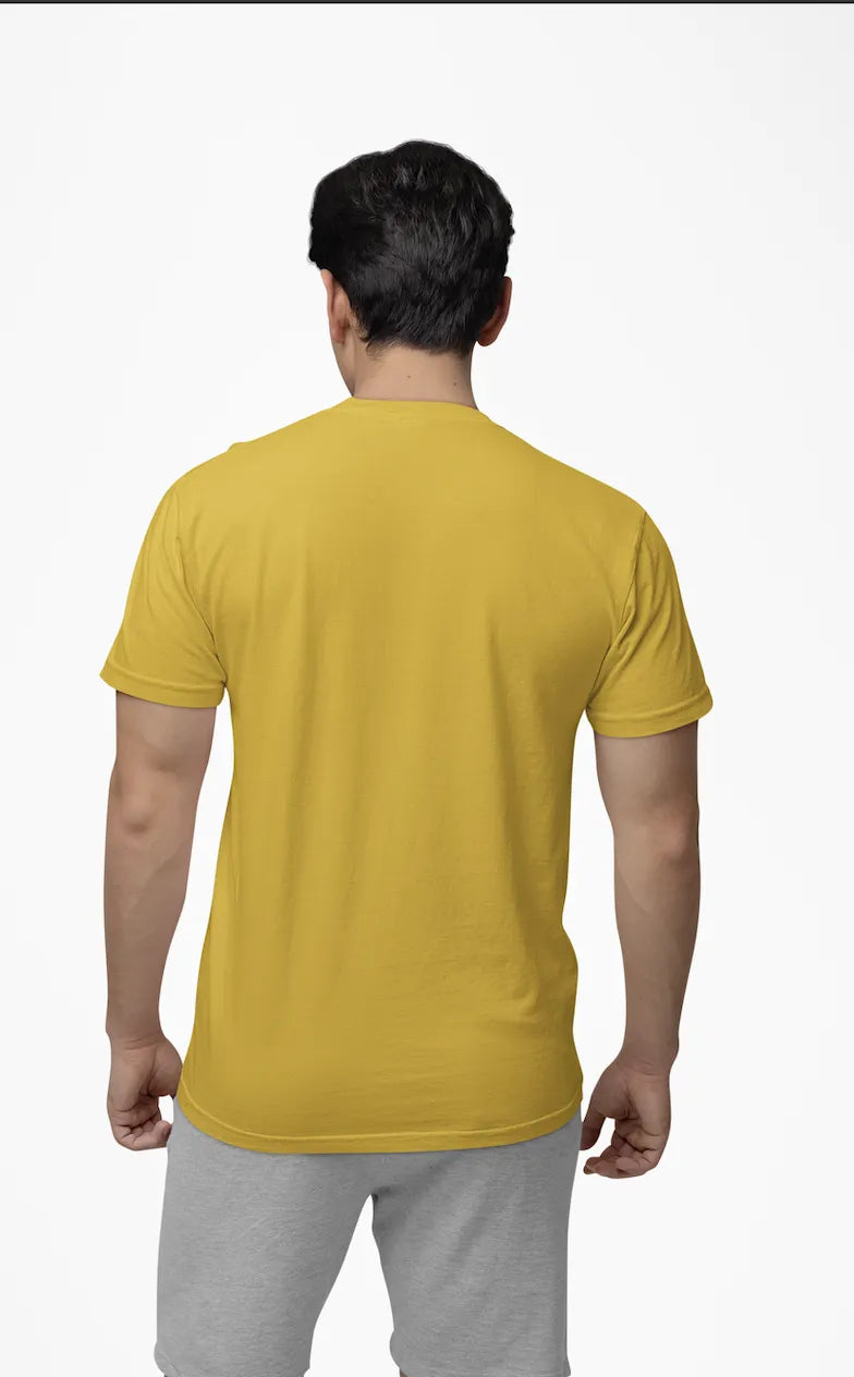 "S" - Men’s Regular Fit Solid T-shirt