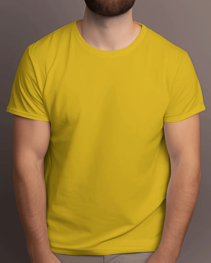 "M" - Men’s Regular Fit Solid T-shirt