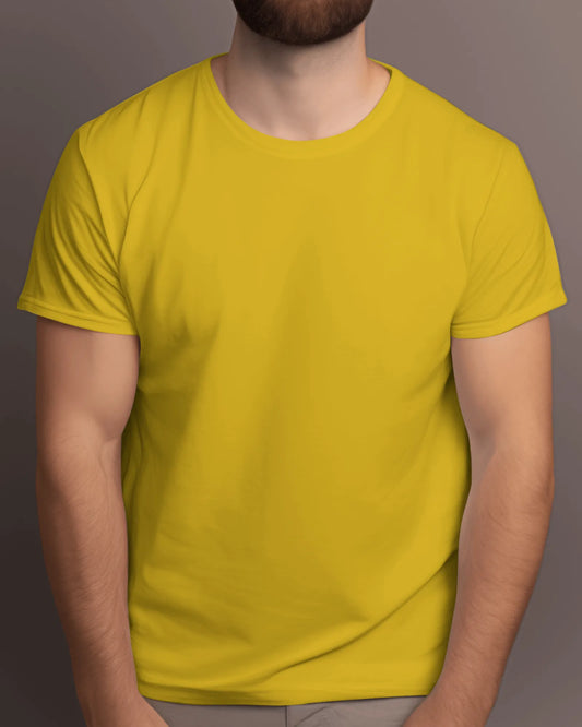 "L" - Men’s Regular Fit Solid T-shirt