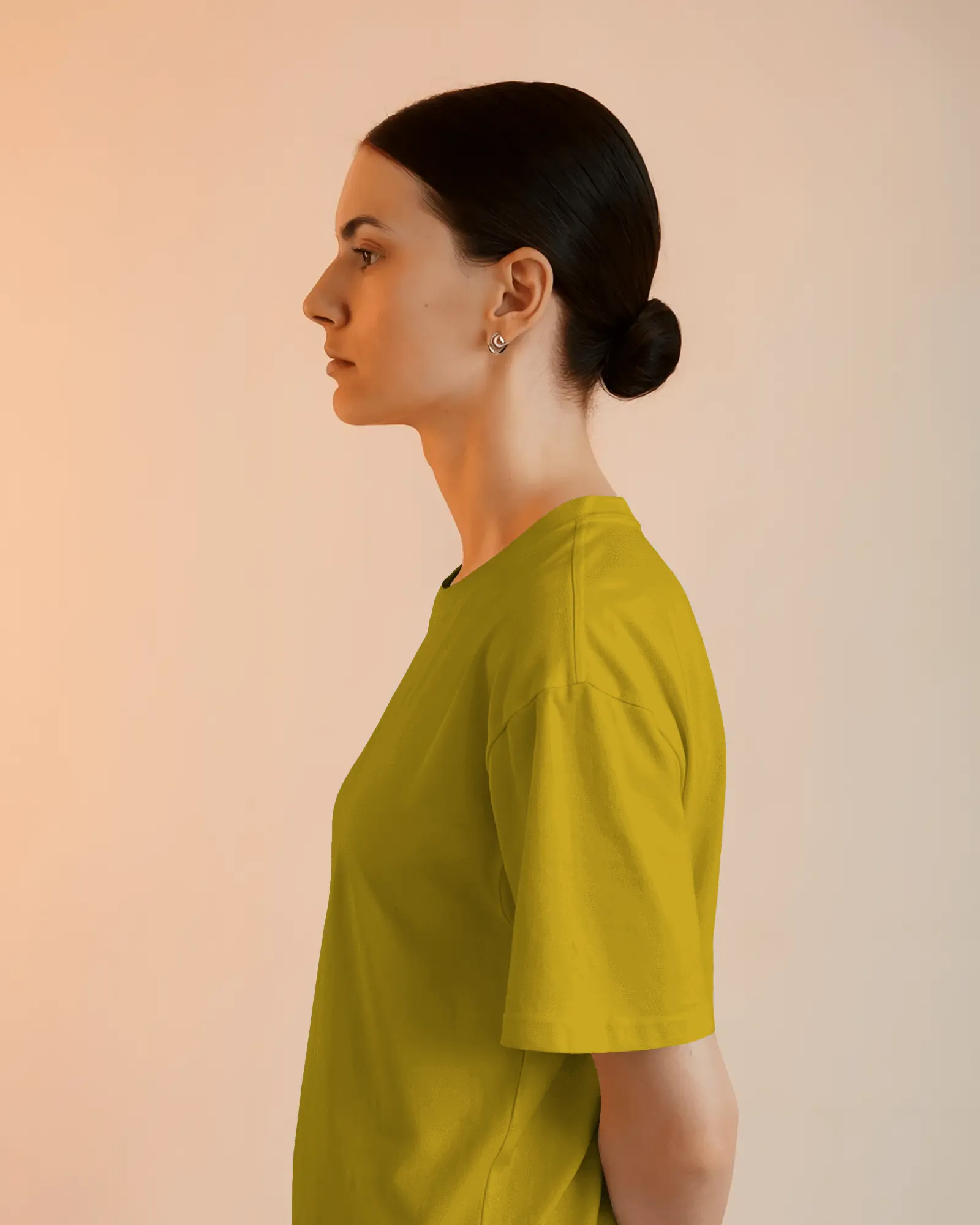 "S" - Women’s Oversize Fit Solid T-shirt