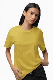 "L" - Women’s Relaxed Fit Solid T-shirt