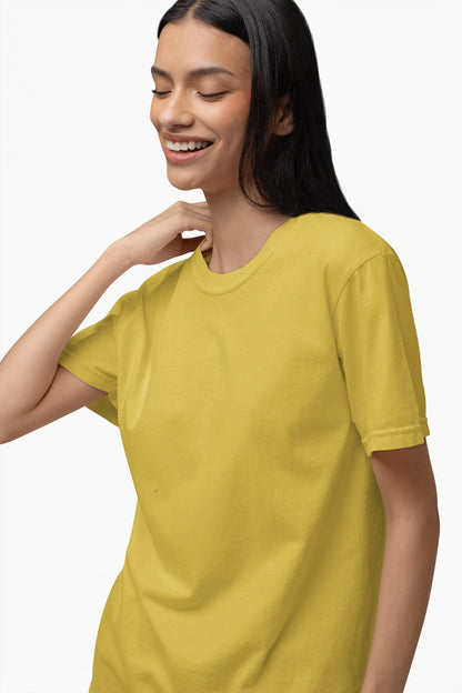 "L" - Women’s Relaxed Fit Solid T-shirt