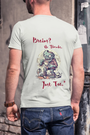 "Brains? No Thanks, Just Tea" | Men’s T-shirt for Tea Lovers