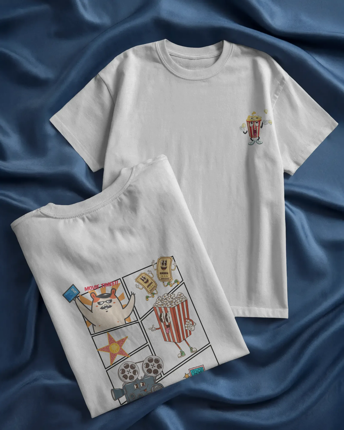 "Cartoon Movie Time Graphic T-Shirt – Fun Cinema Vibes Tee for Movie Lovers" | Men’s T-shirt for Cartoon Lovers
