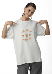"Chai Aur Main, Pakke Yaar" | Women’s T-shirt for Tea Lovers