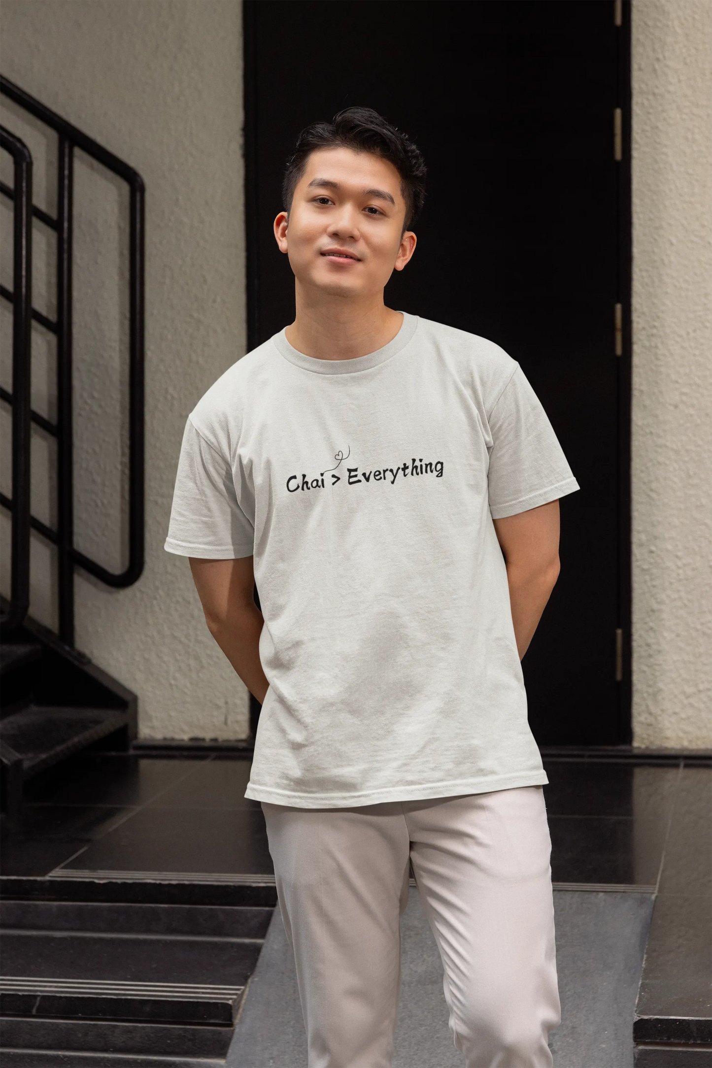 "Chai > Everything" | Men’s T-shirt for Tea Lovers