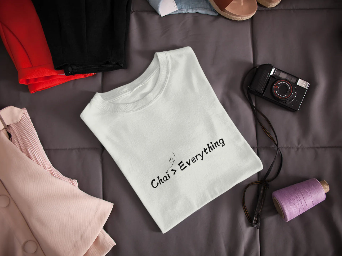 "Chai > Everything" | Men’s T-shirt for Tea Lovers