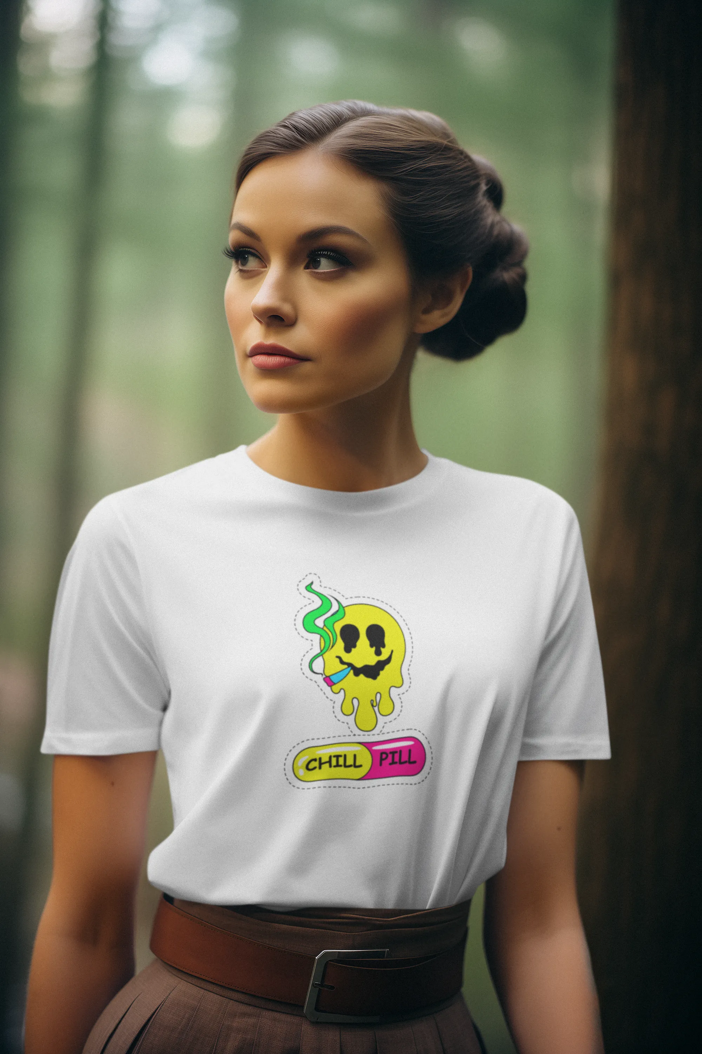 "Chill Pill Cartoon T-Shirt – Trippy Streetwear for Cartoon Lovers" | Women’s T-shirt for Cartoon Lovers