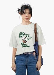 "Coffee Before Talkie" | Women’s Coffee Lovers T-shirt