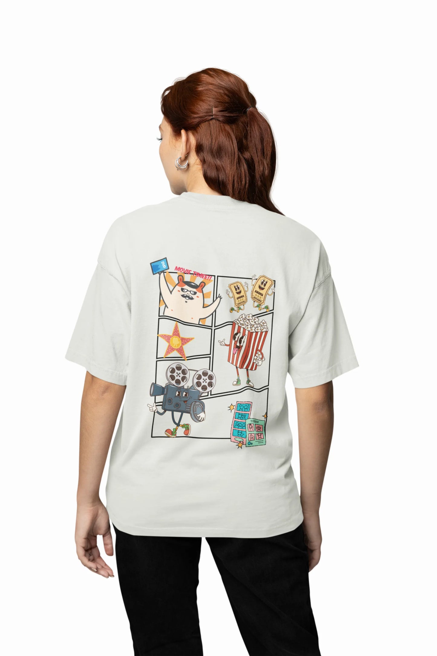 Funny Comic Panel Cartoon T-Shirt for Anime Lovers for Women