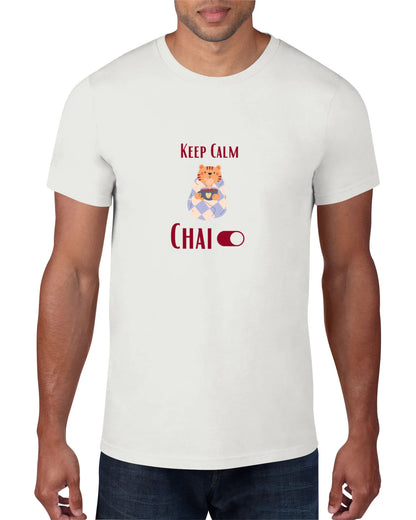 "Keep Calm - Chai" | Men’s T-shirt for Tea Lovers