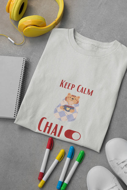 "Keep Calm - Chai" | Women’s T-shirt for Tea Lovers