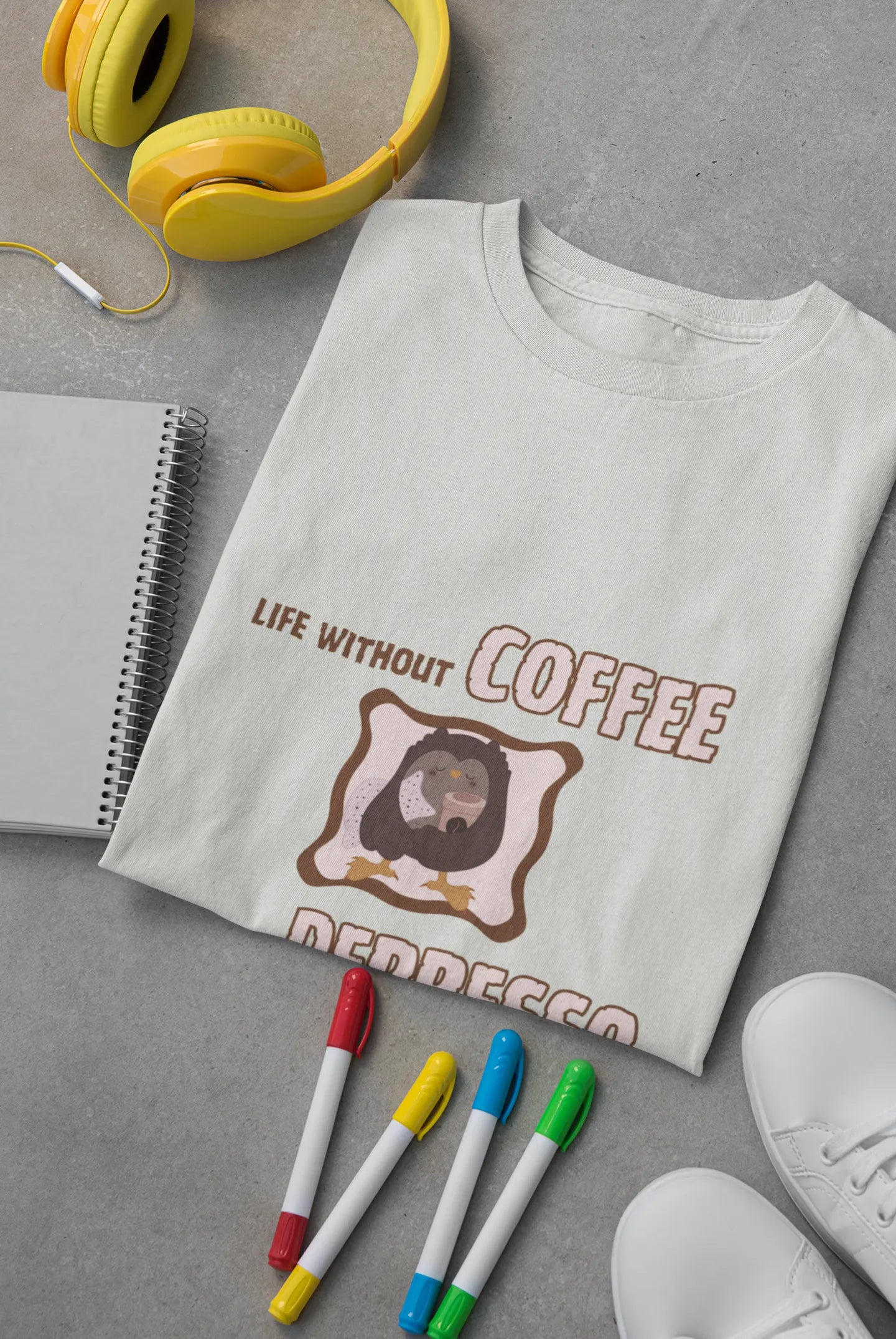 "Life Without Coffee Is Depresso" | Men’s Coffee Lovers T-shirt