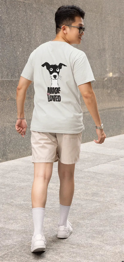 Made to Be Loved – Loyal Rescue Dog T-Shirt for Men