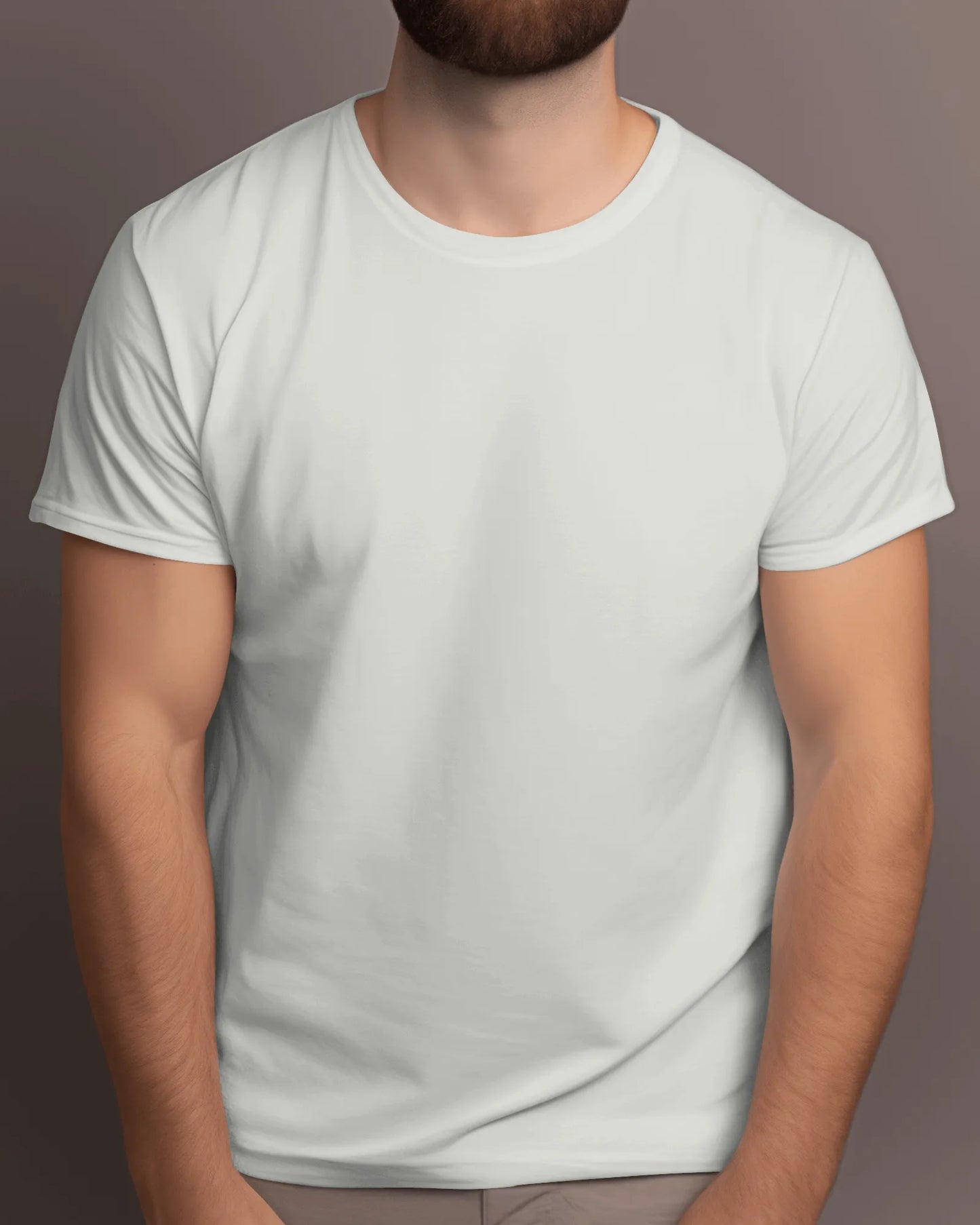 "M" - Men’s Regular Fit Solid T-shirt