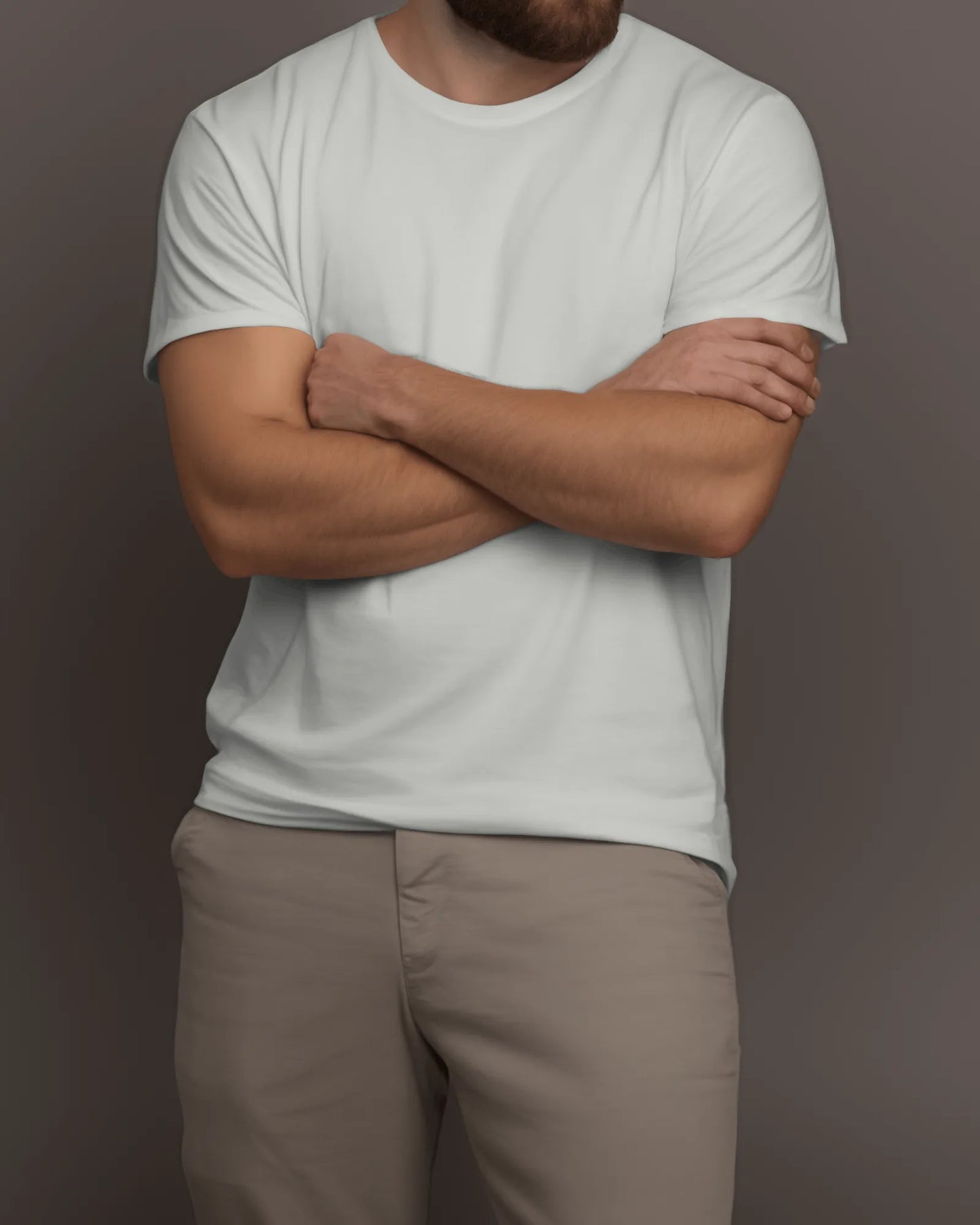 "M" - Men’s Regular Fit Solid T-shirt
