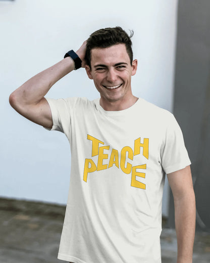 "Teach Peace" | Men’s Motivational T-shirt