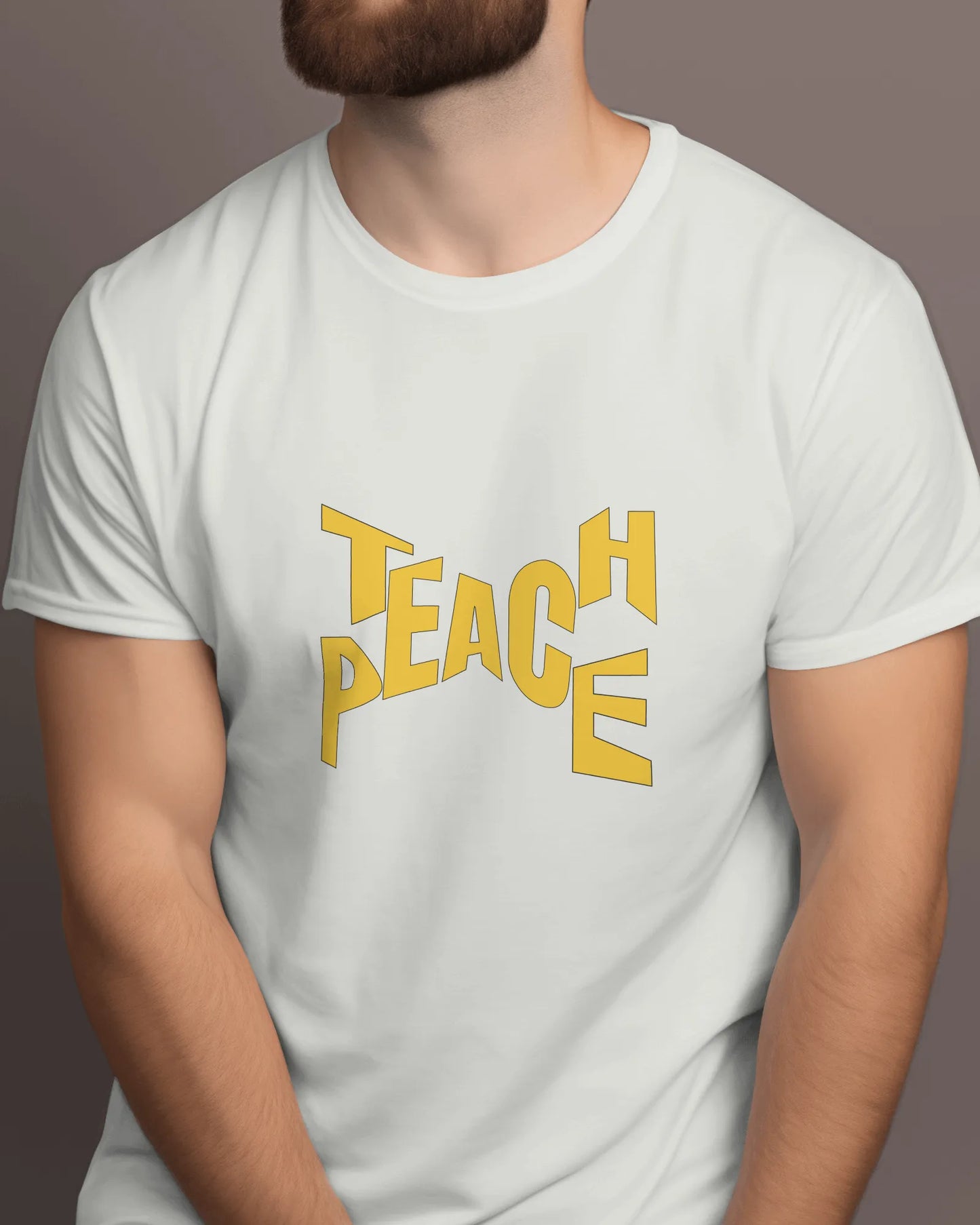 "Teach Peace" | Men’s Motivational T-shirt