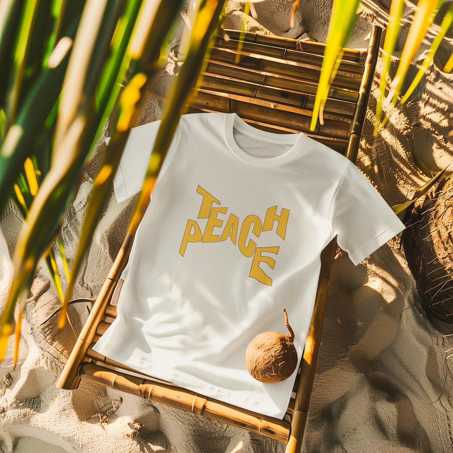 "Teach Peace" | Men’s Motivational T-shirt