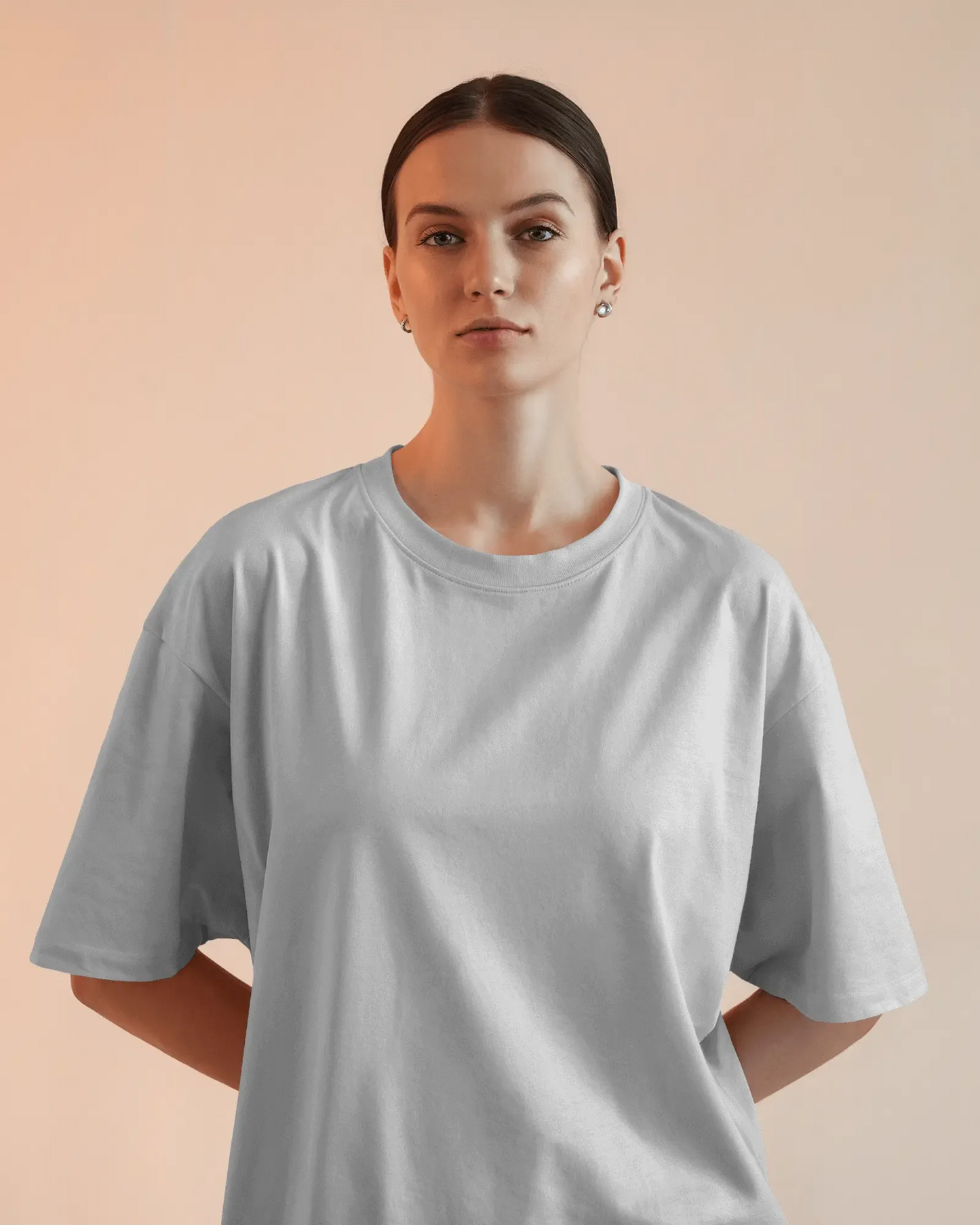 "L" - Women’s Oversize Fit Solid T-shirt