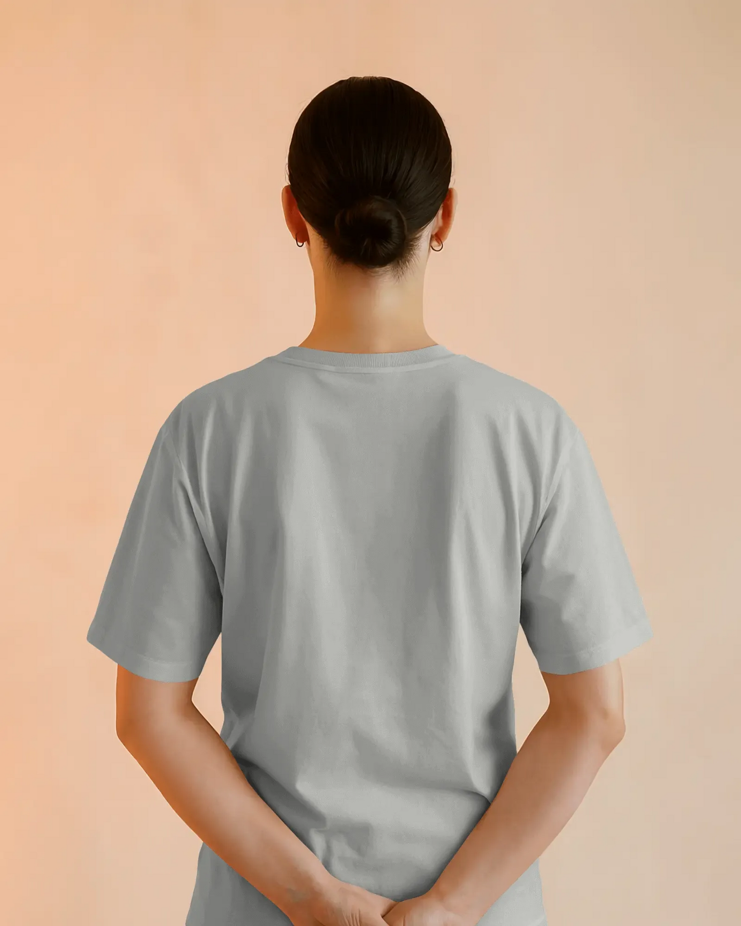 "L" - Women’s Oversize Fit Solid T-shirt