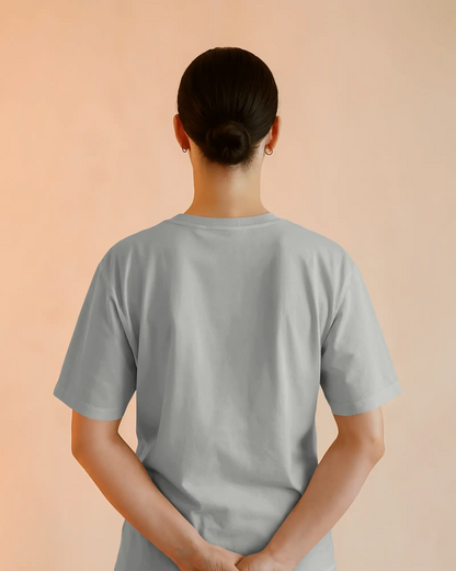 "L" - Women’s Oversize Fit Solid T-shirt