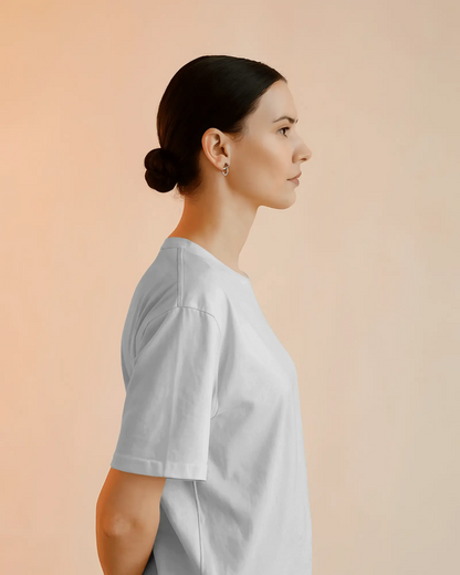 "L" - Women’s Oversize Fit Solid T-shirt