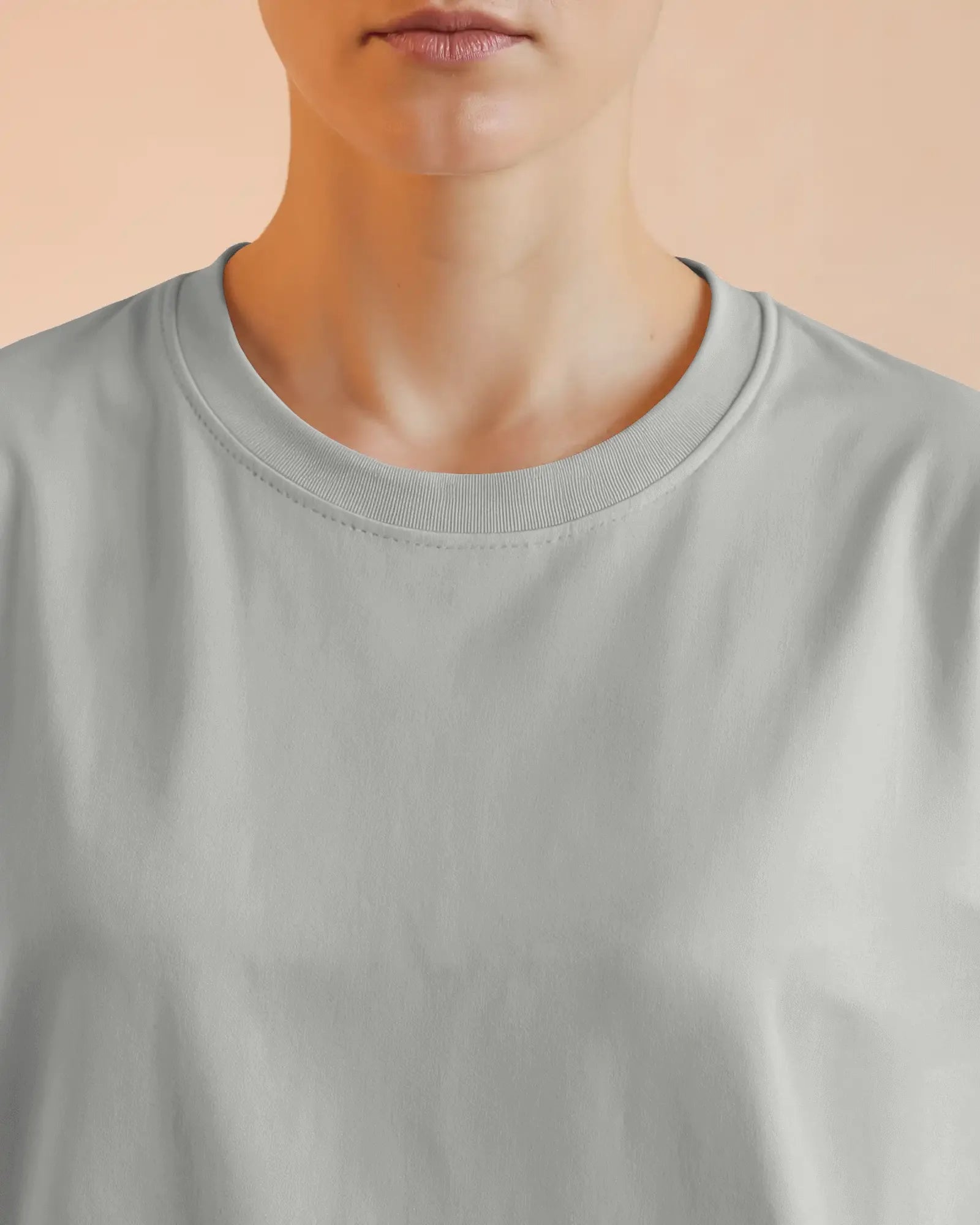"L" - Women’s Oversize Fit Solid T-shirt
